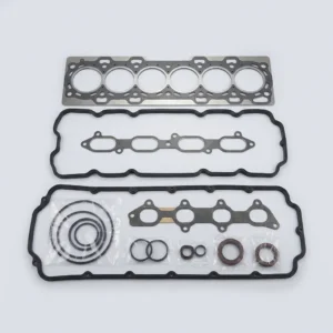 WD615 inline 6-cylinder engine overhaul gasket kit: head gasket, valve cover, oil pan and manifold gaskets, seals