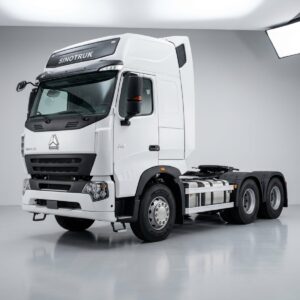 Sinotruk HOWO A7 6X4 tractor unit 420HP showing the distinct cabin and front grill design.