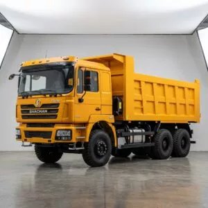 Shacman F3000 6X4 dump truck with 10 wheels, suitable for construction and mining.