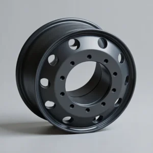 Tubeless steel truck wheel rim 22.5 × 7.50, anthracite grey powder coat, for 10R22.5, 275/70R22.5, 275/80R22.5 tyres